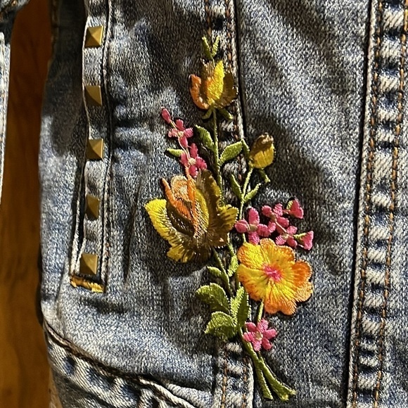 RXB Embellished Denim Jacket - EUC - Picture 5 of 9